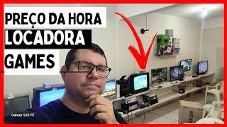 quais consoles instalados na locadora de games qual o preço da hora [upl. by Baalman600]