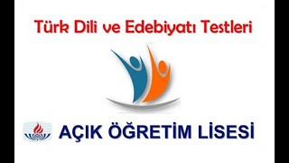 541 Türk Dili ve Edebiyatı 1 20182019 2 Dönem Soru Çözümleri [upl. by Becki467]