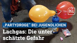 Lachgas als „Partydrogequot immer beliebter  hessenschau [upl. by Jobey]