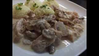 Tejszínes gombamártás Hubová omáčka Mushroom Sauce [upl. by Eiznyl]