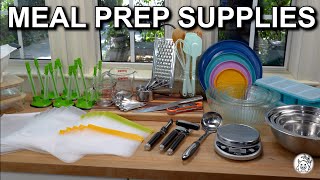 Get Started Meal Prepping  Meal Prep Supplies what you REALLY need [upl. by Merfe]