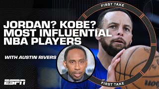 Steph Curry is the MOST INFLUENTIAL NBA player today  Stephen A  First Take [upl. by Sorvats]