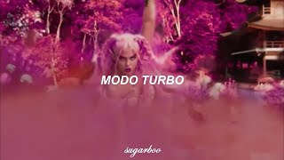 Luísa Sonza Pabllo Vittar Anitta  MODO TURBO Español  Official Music Video [upl. by Hgieloj388]