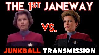 1st Capt Janeway  Star Trek Voyager Genevieve Bujold vs Kate Mulgrew [upl. by Hiroshi]