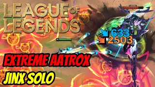 League of Legends  Swarm Solo Jinx on Extreme Aatrox [upl. by Gintz]