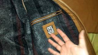 Carhartt Duck Detroit blanket lined jacket [upl. by Noiz645]