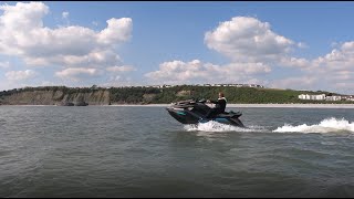 Jet ski ride in the Bristol channel [upl. by Kelwunn775]