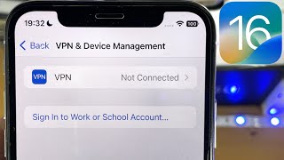 How To Use VPN in iOS 16 [upl. by Savitt986]