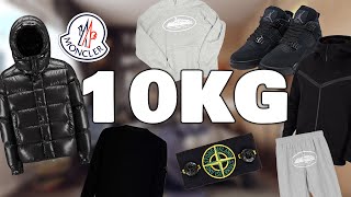 10KG PANDABUY HAUL ASSURDO Moncler corteiz j4 stone island [upl. by Aivilo88]