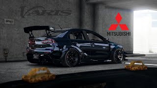 Mitsubishi Lancer Evolution X with VARIS Kit  Cinematic  GTA V [upl. by Arrimat]