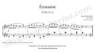 Schubert  Ecossaise D 299 No 8 [upl. by Weingartner]