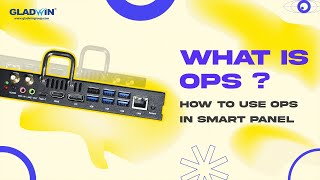 What is OPS  Extra Features of OPS  Interactive Flat Panel  Use of OPS in Smart Panel gladwin [upl. by Laucsap979]