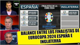 ESPAÑA vs INGLATERRA finalistas de EUROCOPA La Roja con mejor balance y será el CAMPEÓN  ESPN FC [upl. by Winterbottom363]