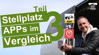 Stellplatz APP Test für Wohnmobile  VERGLEICH 3 ADAC und Camparound [upl. by Moynahan]