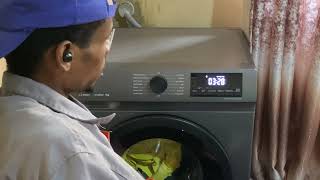 How to use Hisense Washing MachineAutomatic front loader 7kg Review 2024 Water and Energy Saver 1 [upl. by Tnias866]