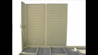 DuraMax 4x8 SideMate Vinyl Storage Shed Kit Video [upl. by Zetnas]