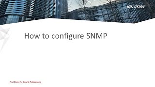 How to configure SNMP [upl. by Paton]