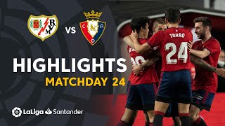 Resumen de Rayo Vallecano vs CA Osasuna 03 [upl. by Belsky]