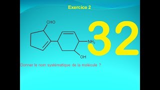 exercice 2 donner le nom systématique de la molécule [upl. by Rangel]