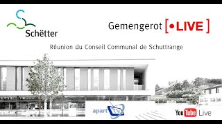 Livestream vum Schëtter Gemengerot vum 26042023 [upl. by Ibbor]