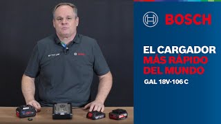 El Cargador Súper Rápido de 18V Bosch  GAL 18V160 C [upl. by Ennairoc]