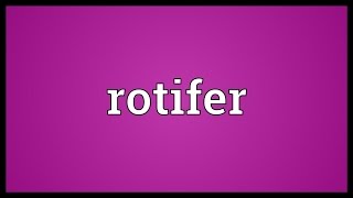 Rotifer Meaning [upl. by Amapuna]