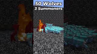 50 Wolves VS Summoner Parasites Minecraft Scape Run [upl. by Eniluqcaj]