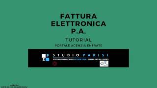 Fattura elettronica PA regime forfettario  Tutorial completo sito Agenzia Entrate [upl. by Rasla211]