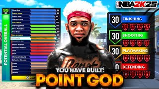 BEST POINT GUARD BUILD IN NBA 2K25 LIMITLESS RANGE  99 SPEED W DUNKS best build 2k25 [upl. by Eedissac713]