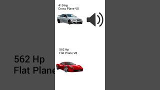 Cross Plane V8 vs Flat Plane V8racecarferrari458italiae92m3 [upl. by Brunhild]