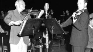 Jascha Heifetz and Jack Benny  USO Skit WWII [upl. by Ynobe997]