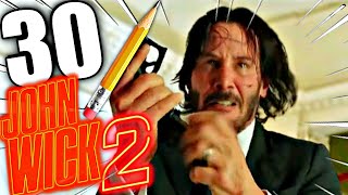 30 CURIOSIDADES FLIPANTES DE JOHN WICK 2 2017 [upl. by Wheeler]