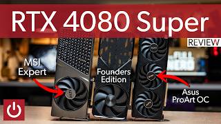 RTX 4080 Super Review FE amp MSI Results [upl. by Akirderf]