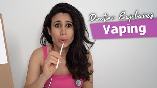 The HIDDEN DANGERS of Vaping  Doctor Explains eCigarettes vs Smoking 🫁 [upl. by Fellows138]