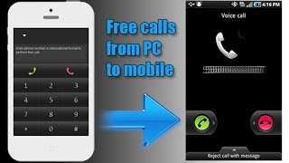 How to make free calls from pc to phone [upl. by Jairia]