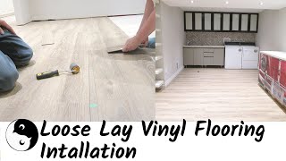 Loose Lay Vinyl Plank Installation  Birdz of a Feather [upl. by Selrac]