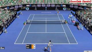 Nadal  Raonic  Australian Open 14 Finals Tennis Elbow 2013 Simulation [upl. by Enrika]