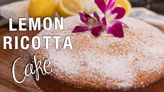 Lemon Ricotta Cake Recipe  The Pasta Queen [upl. by Gnim]