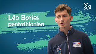 Léo Bories pentathlon moderne  lagent départemental qui rêve des Jeux olympiques [upl. by Kcirb]