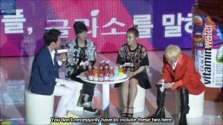 ENG SUB GD Tablo and Lee Hi  Glaceau Vitamin Water party [upl. by Ycart]