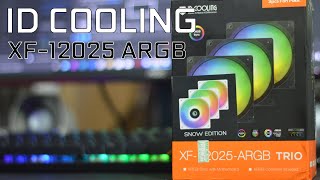 IDCooling XF12025ARGB Unboxing Overview and SetUp Guide  Lighting Modes [upl. by Ennaimaj]