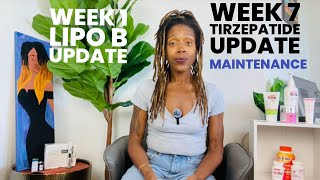 Week 7 Tirzepatide Maintenance Update  Week 1 Lipo B Update [upl. by Ohnuj415]