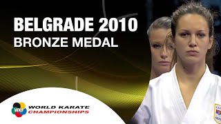 Karate Female Team Kata Bronze Medal  Serbia vs Italy  WKF World Championships Belgrade 2010 12 [upl. by Halehs]