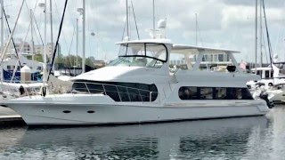 Bluewater 6800 Motor Yacht Walkthrough by Joe Zammataro at Preferred Yachts [upl. by Sugihara778]