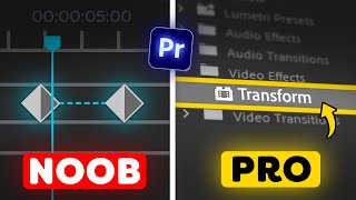 Easiest Way To Make SAVAGE Transitions Premiere Pro Tutorial [upl. by Clayborn]