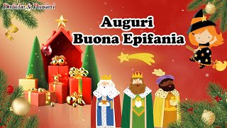 BUONA EPIFANIA A TUTTI 👑🎁💫🌹FELICE BEFANA🌷🎁06 GENNAIO [upl. by Maroney]