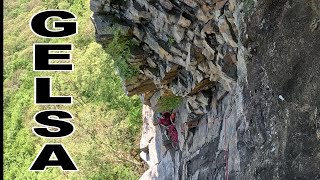 Climbing GELSA at THE GUNKS [upl. by Yellac]