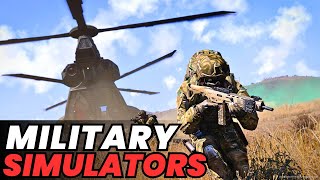 Top 20 Best Military Simulation Games You NEED in 2024  Best War Simulator Games For PC [upl. by Monagan]