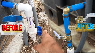 How to Fix a Leaking PVC Water Cutoff [upl. by Malo]