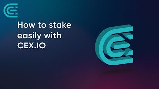 How to Stake Crypto with CEXIO [upl. by Eceerahs]